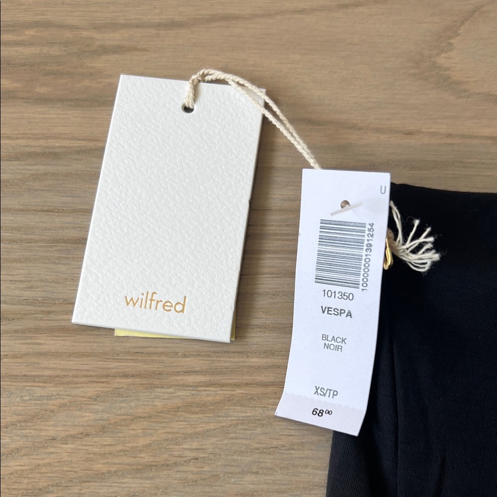 Wilfred Elegant Black Midi Skirt NWT - Picture 2 of 7